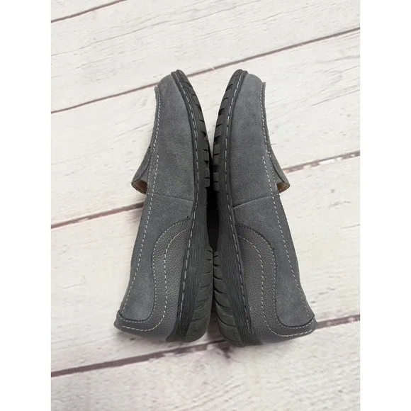 Naturalizer Rowan Casual Slip-On Loafer Flats Shoes Gray Suede Comfort Size 7.5 - Picture 5 of 10